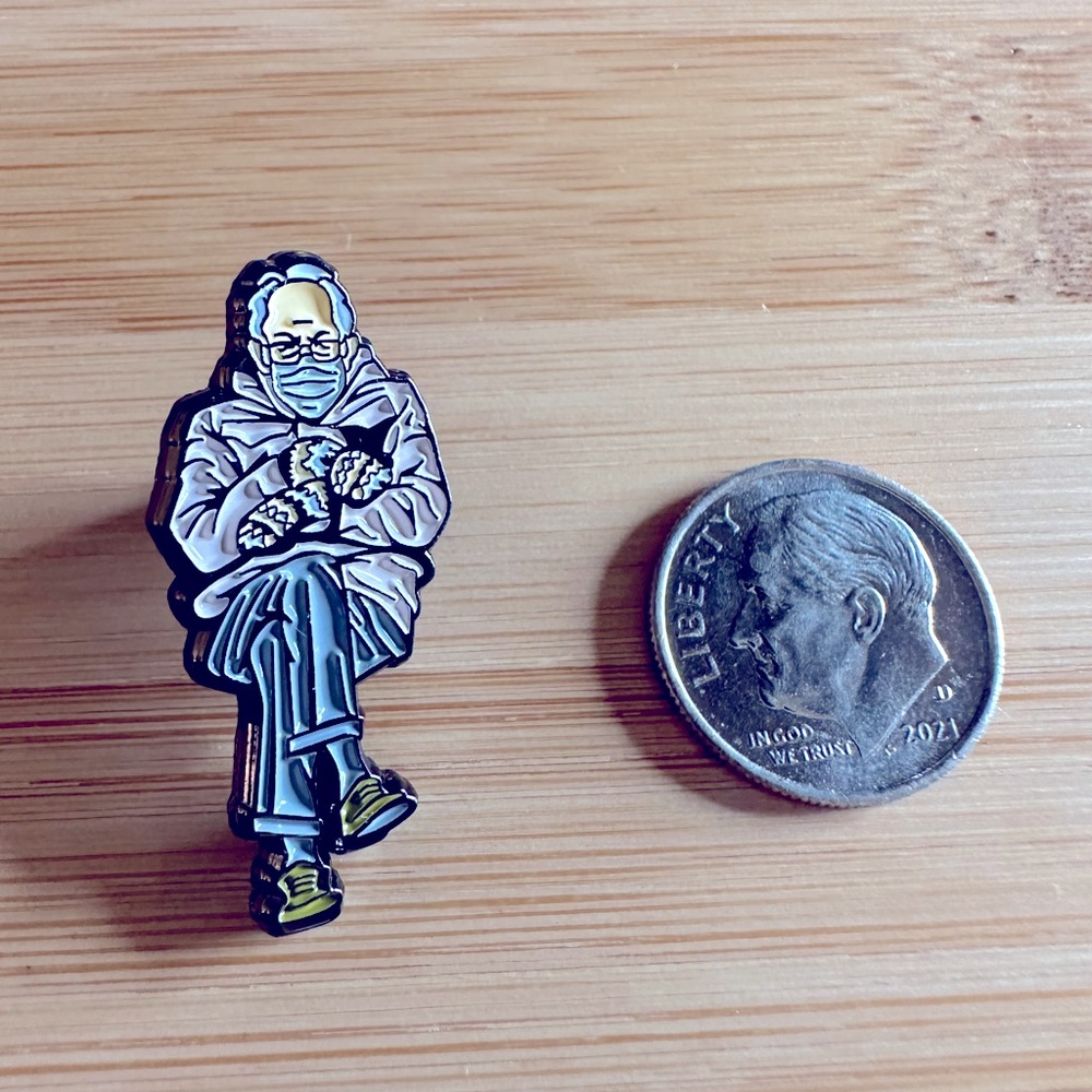 Bernie Sanders Iconic Pin